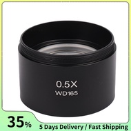 Wd165 0.5X Stereo Microscope Auxiliary Objective Lens Barlow Lens with 1-7/8 Inch(M48Mm)Mounting Thr