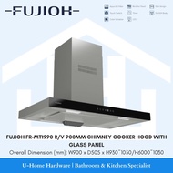 FUJIOH FR-MT1990 R/V Chimney Cooker Hood with Glass Panel (Available in Recycling / Ventilating)