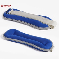 [tishita] Fitness Adjustable Wrist And Ankle Weights 1 Lb (1 Pair) Durable Leg Weight Set with Strap