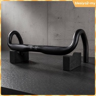 [BlesiyaedMY] Integrated Aluminum Road Bike Handlebar Internal Routing Dropbar Ergonomic Grip Tape f