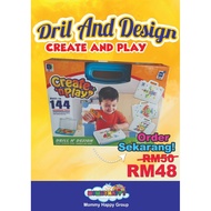 ET501- DRIL AND DESIGN TOYS 144PCS