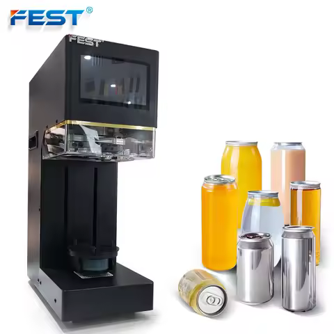 Fest Commercial aluminum intelligent pop beverage can sealing sealer machine automatic for cans