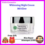 MS GLOW Whitening Night Cream / Cream Malam Whitening Ms Glow / Whitening Night Cream Ms Glow / Krim