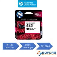 HP 685 Black Original Ink Advantage Cartridge [CZ121AA]