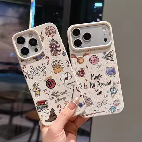 P-Potters Magic Label H-Harries Phone Case for Apple iPhone 17 Air 16 16e 15 14 Plus 13 12 11 Pro Fa