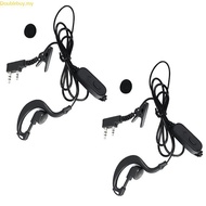 Doublebuy Strong PVC Two Way Radio Headsets Secure Ear Hook 2pcs for UV5R BF888S