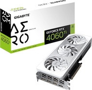 GIGABYTE GV-N406TAERO-OC-8GD GeForce RTX 4060 Ti AERO OC 8G Graphics Card, 3X WINDFORCE Fans, 8GB 12