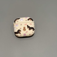Suitable for Apple devices with bear and dog designs airpods4Bluetooth earphone protective case1/2An