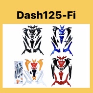 HONDA Dash 125 Fi Fuel Injection Full Body Cover Set Coverset Caver bodyset Dash125 FI Dash125i Red 