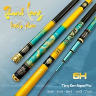 Thanh Dragon Sword Than Hand Fishing Rod 6h Free cloth bag with float shaft and blade 565as2dghjjj