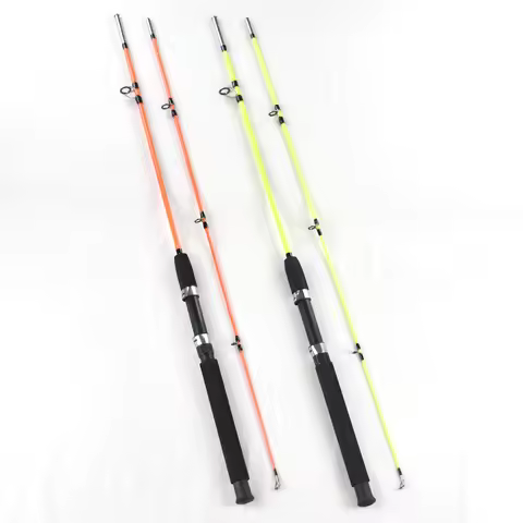 Solid Rod, 2-Section Telescopic Rod, Lure Rod, Sea Rod, Anchor Rod, Solid Fiberglass Fishing Rod, Or