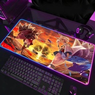 Azur Lane Kaga Akagi Mouse Pad RGB LED Non-slip Desk Mat Rubber Gaming Accessories Large XXL Compute