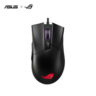 華碩ROG Gladius II Core 神鬼戰士光學滑鼠/有線/6400dpi/微動可換/RGB