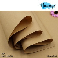 Brown Kraft Paper Gift Wrapping Large A0+ Size - 120GSM (10pcs/roll)