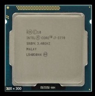 愛寶買賣 二手保7日 Intel i7-3770 三代4C8T 模擬八核心頂級 處理器 Cpu SR0PK i7 3770 正式版