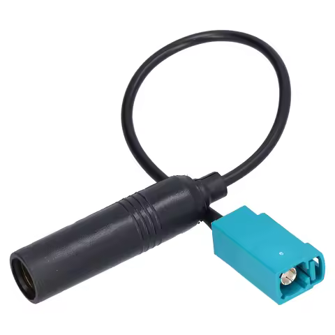 1Pcs CD Antenna Adapter Radio Cable Car Stereo Antenna Adapter Cable CD Player ISO Aerial Converter 