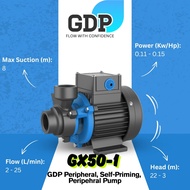 GDP GX 50-1 Peripheral Self-Priming Water Pump | Pam Air Tekanan Tinggi untuk Rumah & Taman