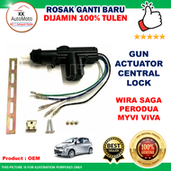 Gun Actuator Central Lock For Proton Wira Saga Perodua Myvi Viva (5 Wire)