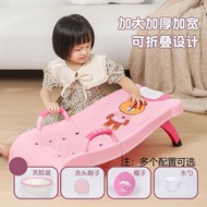 S/🔔Junkiss Children's Shampoo Recliner Shampoo Bed Foldable Baby Shampoo Artifact Children Shampoo Chair Baby Shampoo Ch