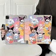 [Tuye]Untuk Samsung Galaxy Tab A8 10.5 inci 2021 Sarung Tablet Kartun Comel Akrilik Lipat-Y Dengan S