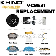KHIND VC9E31 Robotic Vacuum Cleaner Parts Accessories