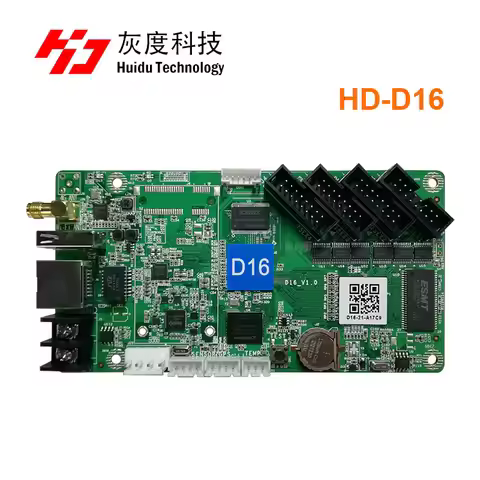 Huidu HD D16 Asynchronous RGB Full Color Huidu LED Control Card Support Wi-Fi U-disk Ethernet 640x64