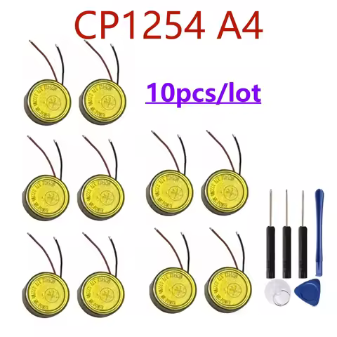 10PCS/Lot CP1254 A4 Original Rechargeable Battery Li-Ion CP1254 A4 LIR1254 For Beats By Dre Powerbea