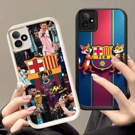 DK-62 FC Barcelona logo Silicone Casing black and white for Realme Narzo Note C63 C53 SE N53 6 C61 N