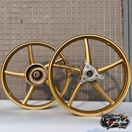 Murah MUTAKIN velg ring17 velk sp 522 pelek enkei PNP Aerox 155 Aerox new old aerox lexi (Terbaik)