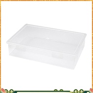 Plastic File Organizer Transparent Square Storage Box A4 Storage Box File Storage Box youyilu