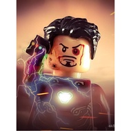 Hot-selling Iron Man Mark MK85 Nano Mecha Infinite Gem Gloves Avengers 4 Movie Building Blocks Toys 