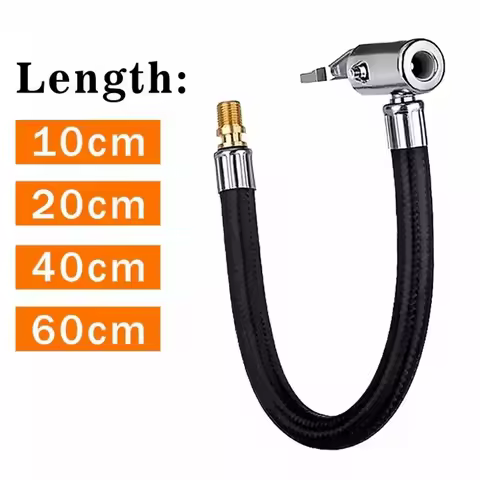 Car Tire Air Inflator Hose Inflatable Pump Extension Tube Adapter Twist Tyre Air Connection Bike Mot
