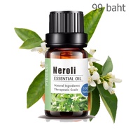 Aliztar 100% Pure Neroli Essential Oil 10 ml น้ำมันหอมระเหยดอกส้มแท้ สำหรับอโรมาเทอราพี เตาอโรมา เครื่องพ่นไอน้ำ ผสมน้ำมันนวดผิว ทำเทียนหอม ทำสเปรย์