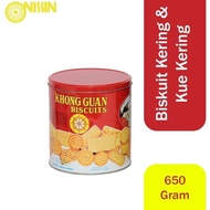 Khong Guan Assorted Red Mini 650 Grams Of Delicious Canned Biscuits