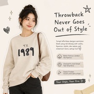 BEXLEY Basic Crewneck Sweater Ts 1989 Unisex Men & Wanita | Cotton Fleece | Size M-XXL