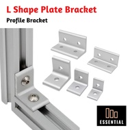 L Corner Bracket L Angle Plate Inner Bracket Aluminium Profile 2020 2040 3030 3060 4040 4080