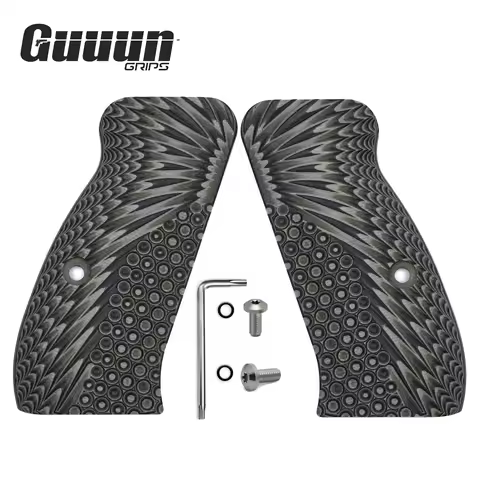 Guuun G10 CZ 75 Compact Grips Material OPS Texture CZ P-01, CZ 75 D PCR Compact
