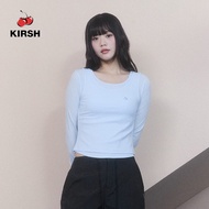 [KIRSH] SLIM-FIT LAYERED RIBBED LONG SLEEVE | 26SS | women tops | shirt for women | tops korean
