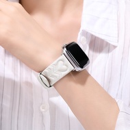 Compatible Apple Watch Strap  Soft Flocked Leather Strap  Anti-Wear with Secure Buckle for apple wat