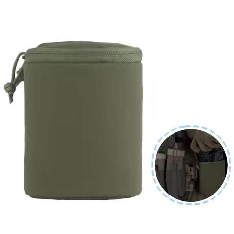 Night Vision Goggle Waist Bag – Dual-Eye NVG Storage Pouch for Hunting Belt, Double Zipper & Padded 