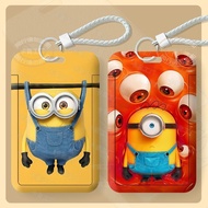 Despicable Me Minions Cute Merchandise Card Holder ID Card Student Campus Card Bus Card Protective C