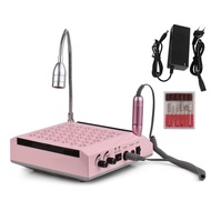 4 in 1 30000RPM Nail Drill Polishing Machine 80W Nail Dust Collector Vacuum Cleaner Device Lightening Hand Rest Nail Drill Bits.