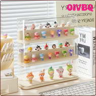 OIVBQ Transparent Blind Box Organizer Acrylic Dolls Display Box Small Action Figures Display Stand For Pop-Mart LEGO Storage Box PAONC