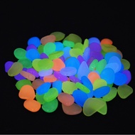 Luminous resin stone for aquarium decoration.