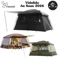 Vidalido New 2025 An Saan Tent Cabin A Model Easy To Open Beautiful In Light Medium-Large 4-8 People