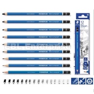 Staedtler Mars Lumograph Pencil 100 9B 8B 7B 6B 5B 4B 3B 2B B F HB H 2H 3H 4H 5H 6H 7H 8H 9H