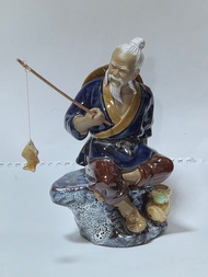 陶瓷 釣漁翁