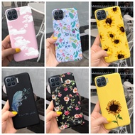 OPPO A93 4G Beautiful Sunflower Feather Jelly Phone Casing OppoA93 A 93 CPH2121 CPH2123 Soft Silicon