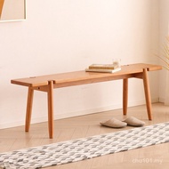 Bedside Stool Bedroom Cherry Wood Bench Change Shoe Stool Bench Log Bench Solid Wood Dining Table Mo