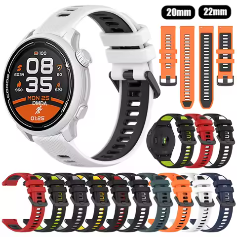 20mm 22mm Soft Silicone Strap For COROS Pace 3 2 Band For COROS APEX 2 Pro/APEX 2/APEX 46mm 42mm/PAC